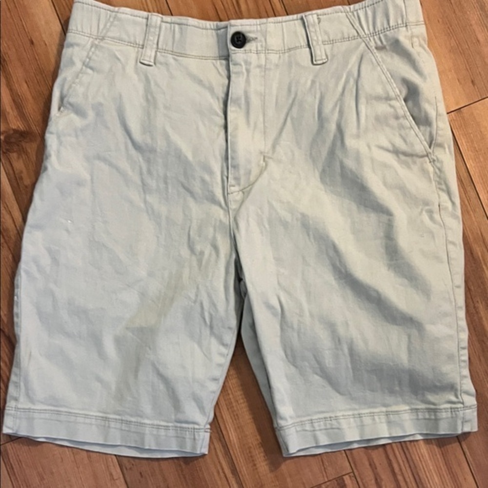 Men's Classic Khaki Flat Front Shorts